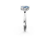 White gold Fancy Blue Pear  Brilliant Solitaire Engagement Ring with Six-Prong Setting and Classic Band_22