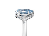 White gold Fancy Blue Pear  Brilliant Solitaire Engagement Ring with Six-Prong Setting and Classic Band_25