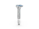 White gold Fancy Blue Pear Cut Cut Pave Split Shank Engagement Ring with Four-Prong Setting_14
