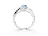White gold Fancy Blue Pear Cut Diamond Halo Split Shank Engagement Ring_72