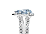 White gold Fancy Blue Pear Cut Diamond Halo Split Shank Engagement Ring_74