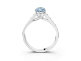 White gold Fancy Blue Pear  Solitaire Channel-Set Diamond Engagement Ring with Four-Prong Setting_35