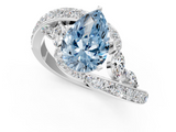 White gold Fancy Blue Pear  Solitaire with Pavé Twist Band and Four-Prong Setting_34