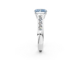 White gold Fancy Blue Radiant  Brilliant Channel-Set Solitaire Ring with Four-Prong Setting_22