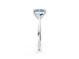 White gold Fancy Blue Radiant Cut Solitaire Diamond Ring with Six-Prong Setting and Classic Band_52