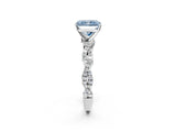 White gold Fancy Blue Radiant Cut Solitaire Twisted Pave Band with Four-Prong Setting_17