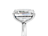 White gold Fancy Blue Radiant  and Emerald Cut Toi Moi Ring with Prong Setting_52