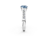 White gold Fancy Blue Round  Brilliant Channel-Set Solitaire Ring with Four-Prong Setting_22