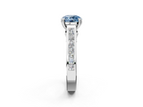 White gold Fancy Blue Round  Cut Channel Set Solitaire Engagement Ring with Prong Setting_22