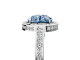 White gold Fancy Blue Round  Cut Halo Pave Split Shank Prong Setting Ring_49