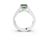 White gold Fancy Green Asscher Cut Cut Channel Set Solitaire Ring with Four-Prong Setting_39