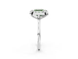 White gold Fancy Green Asscher  Diamond Cluster Halo Solitaire with Four-Prong Setting_37