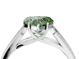 White gold Fancy Green Heart Cut Cut Pave Split Shank Engagement Ring with Four-Prong Setting_16
