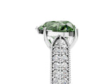 White gold Fancy Green Heart Cut Cut Pave Split Shank Engagement Ring with Four-Prong Setting_17