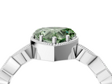 White gold Fancy Green Heart  Cut Diamond Milgrain Marquise Band with Prong Setting_7
