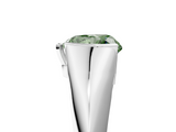 White gold Fancy Green Heart  Solitaire Tension Set Diamond Ring_5