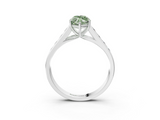 White gold Fancy Green Marquise  Brilliant Channel-Set Solitaire Ring with Four-Prong Setting_45