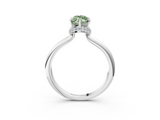 White gold Fancy Green Marquise  Brilliant Solitaire Engagement Ring with Six-Prong Setting and Classic Band_23