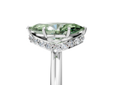 White gold Fancy Green Marquise  Brilliant Solitaire Engagement Ring with Six-Prong Setting and Classic Band_25