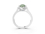 White gold Fancy Green Marquise Cut Brilliant Solitaire Diamond Ring with Channel Set Band and Bar Prong Setting_27