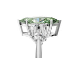 White gold Fancy Green Marquise Cut Cut Diamond Cluster Ring with Solitaire Band and Four-Prong Setting_41