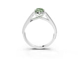 White gold Fancy Green Marquise Cut Cut Pave Split Shank Engagement Ring with Four-Prong Setting_27