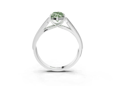 White gold Fancy Green Marquise Cut Cut Pave Split Shank Engagement Ring with Four-Prong Setting_27