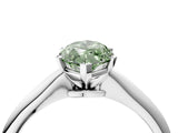 White gold Fancy Green Marquise Cut Diamond Solitaire Engagement Ring with Classic Band and Four-Prong Setting_52