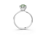 White gold Fancy Green Marquise Cut Diamond Solitaire Engagement Ring with Four-Prong Setting and Classic Band_35