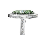 White gold Fancy Green Marquise  Cut Halo Pave Split Shank Prong Setting Ring_36