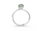White gold Fancy Green Marquise  Cut Solitaire Engagement Ring with Four-Prong Setting and Classic Band_40
