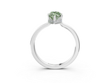 White gold Fancy Green Marquise  Cut Solitaire Engagement Ring with Four-Prong Setting on a Classic Band_23