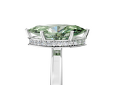 White gold Fancy Green Marquise  Cut Solitaire Engagement Ring with Four-Prong Setting on a Classic Band_25