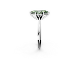 White gold Fancy Green Marquise  Cut Solitaire Ring with Four-Prong Setting on a Classic Band_26