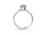 White gold Fancy Green Marquise  Cut Solitaire Ring with Four-Prong Setting on a Classic Band_27