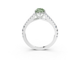 White gold Fancy Green Marquise  Cut Split Shank Pave Diamond Engagement Ring with Four-Prong Setting_27