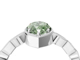 White gold Fancy Green Marquise  Milgrain Marquise Diamond Twist Band Ring_78