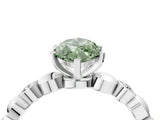 White gold Fancy Green Marquise  Solitaire Bezel-Set Diamond Ring with Beaded Band and Four-Prong Setting_36