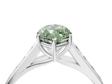 White gold Fancy Green Marquise  Solitaire Channel-Set Diamond Engagement Ring with Four-Prong Setting_36