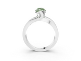White gold Fancy Green Marquise  Solitaire Channel-Set Split Shank Ring with Tension Prong Setting_23