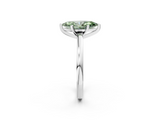 White gold Fancy Green Marquise  Solitaire Diamond Engagement Ring with Four-Prong Setting on a Classic Band_5