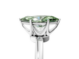 White gold Fancy Green Marquise  Solitaire Diamond Ring with Six-Prong Setting on a Classic Band_25