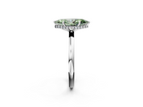 White gold Fancy Green Marquise  Solitaire Engagement Ring with Cathedral Band and Four-Prong Setting_21