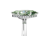 White gold Fancy Green Marquise  Solitaire Engagement Ring with Cathedral Band and Four-Prong Setting_24