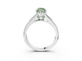 White gold Fancy Green Marquise  Solitaire Pave Split Shank Engagement Ring with Six-Prong Setting_57