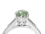White gold Fancy Green Marquise  Solitaire Pave Split Shank Engagement Ring with Six-Prong Setting_58