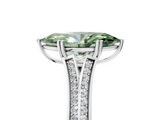 White gold Fancy Green Marquise  Solitaire Pave Split Shank Engagement Ring with Six-Prong Setting_59