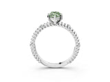 White gold Fancy Green Marquise  Solitaire Twisted Band Prong Set Engagement Ring_64