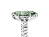 White gold Fancy Green Marquise  Solitaire Twisted Band Prong Set Engagement Ring_65