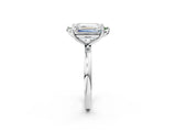 White gold Fancy Green Marquise  and Emerald Cut Toi Moi Ring with Prong Setting_98
